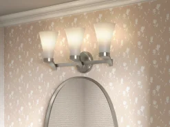Three-light sconce