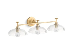 Three-light sconce