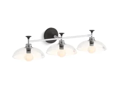 Three-light sconce