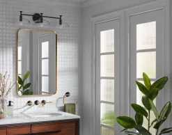 Three-light sconce