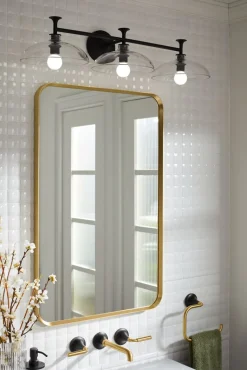 Three-light sconce