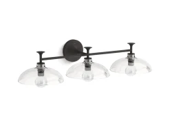 Three-light sconce