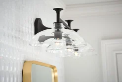 Three-light sconce