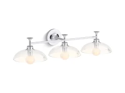 Three-light sconce