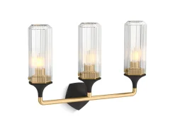 Three-light sconce