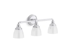 Three-light sconce