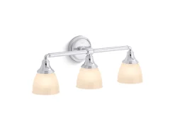 Three-light sconce