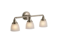 Three-light sconce