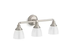 Three-light sconce