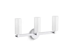 Three-light sconce