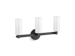 Three-light sconce