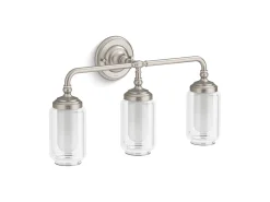 Three-light sconce