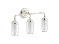 Three-light sconce