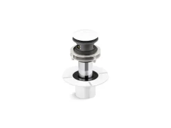 Toe-tap bath drain