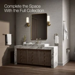 Toilet paper holder with tray