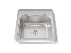 20" top-mount single-bowl bar sink