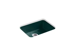 24-1/4" top-/undermount single-bowl bar sink