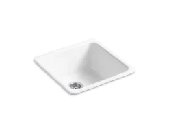 21" top-/undermount single-bowl bar sink