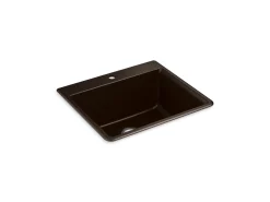 25" top-/undermount single-bowl kitchen sink
