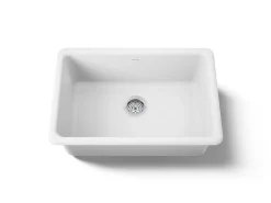 27" top-/undermount single-bowl kitchen sink