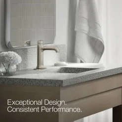 Touchless bathroom sink faucet, 1.2 gpm