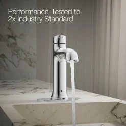 Touchless bathroom sink faucet, 1.2 gpm