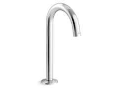 Touchless lavatory faucet with Kinesis® sensor technology, Tube design, DC-powered, 0.5 gpm