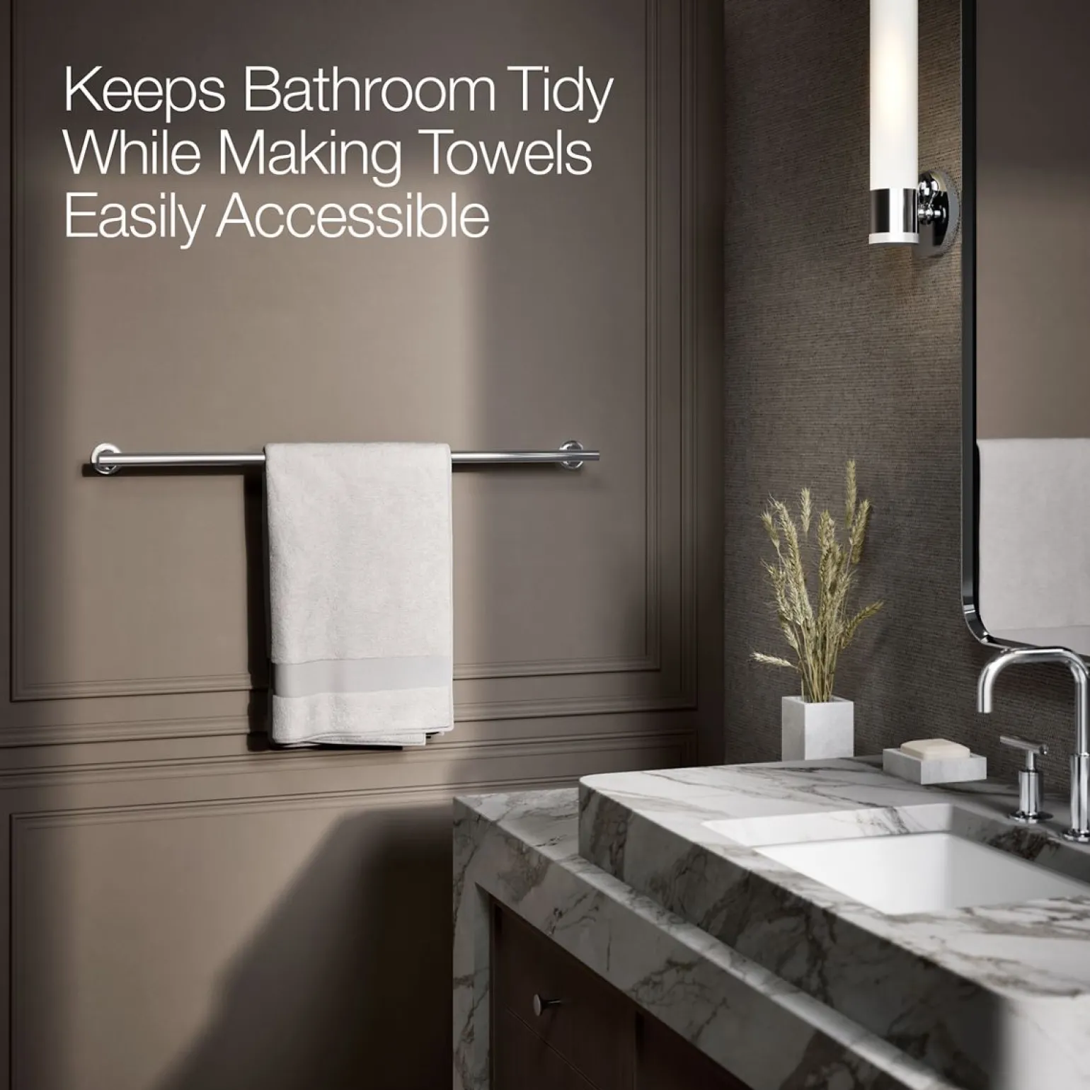 30" towel bar