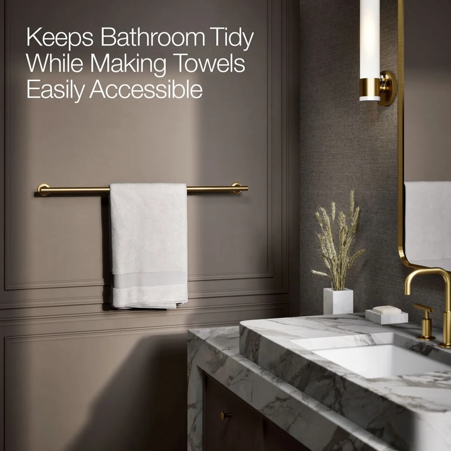 30" towel bar