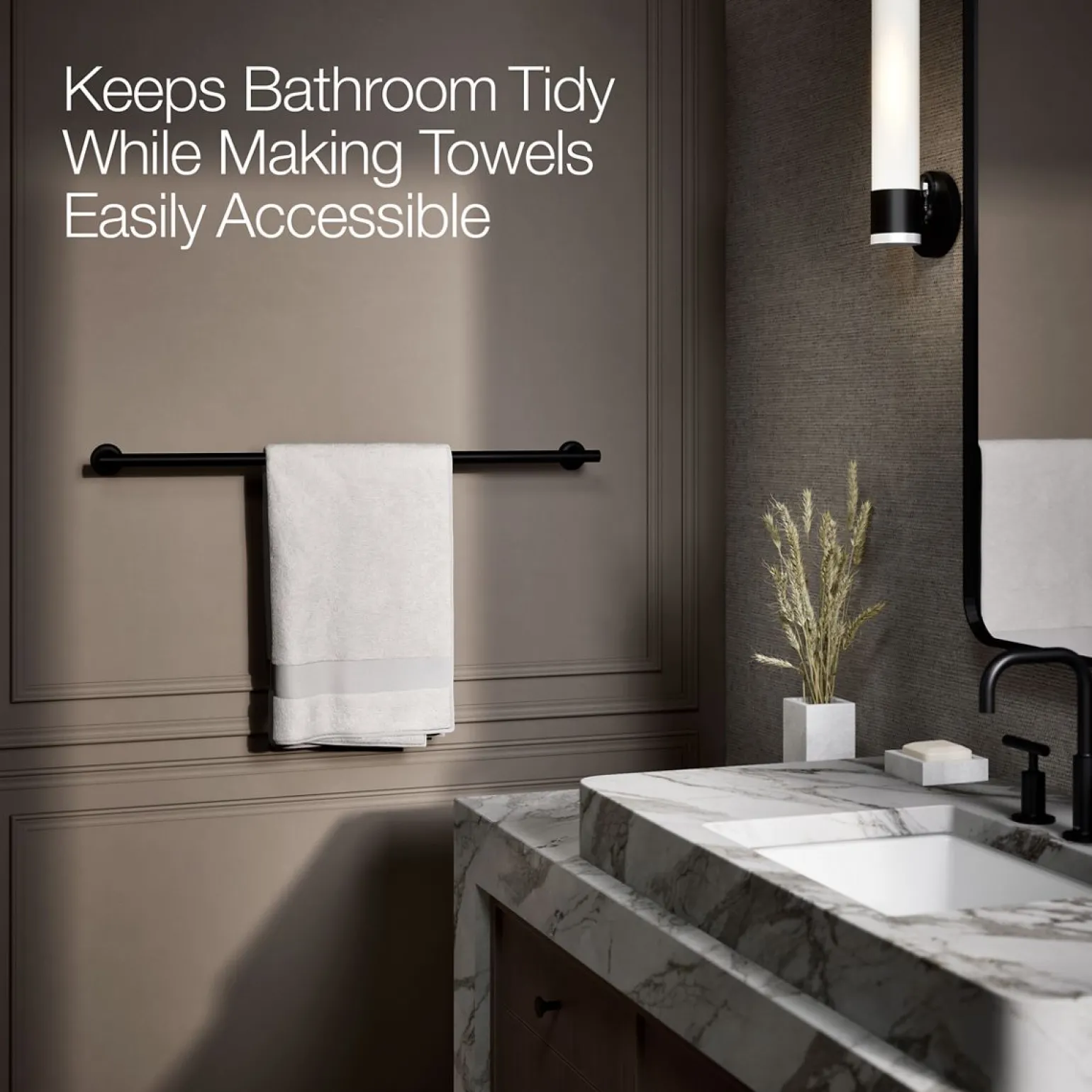 30" towel bar