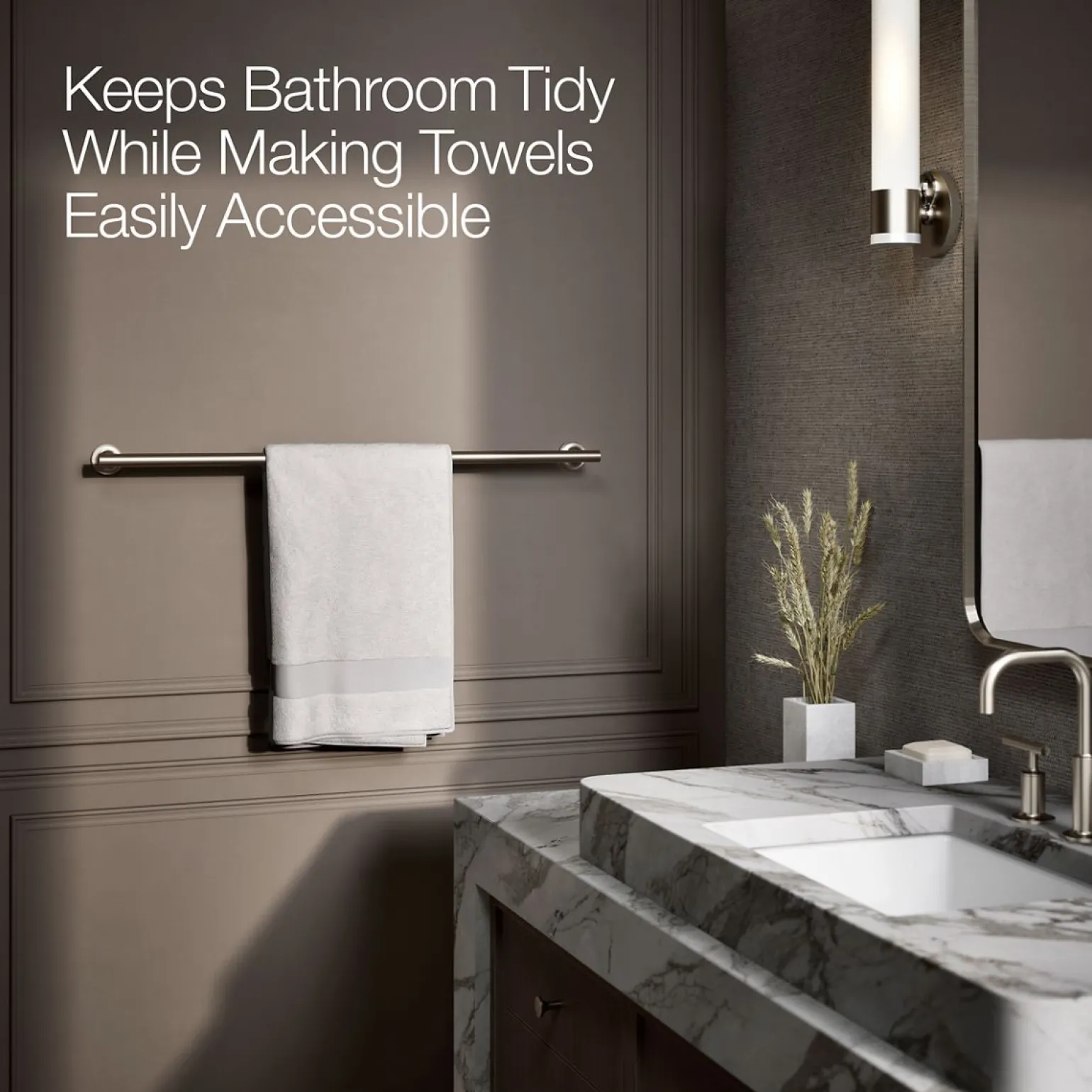 30" towel bar
