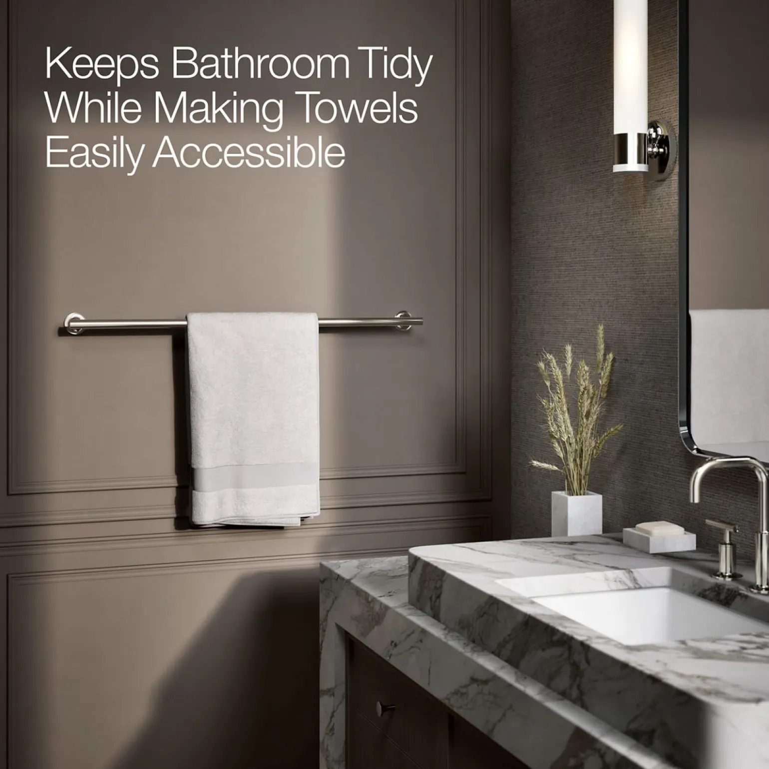 30" towel bar