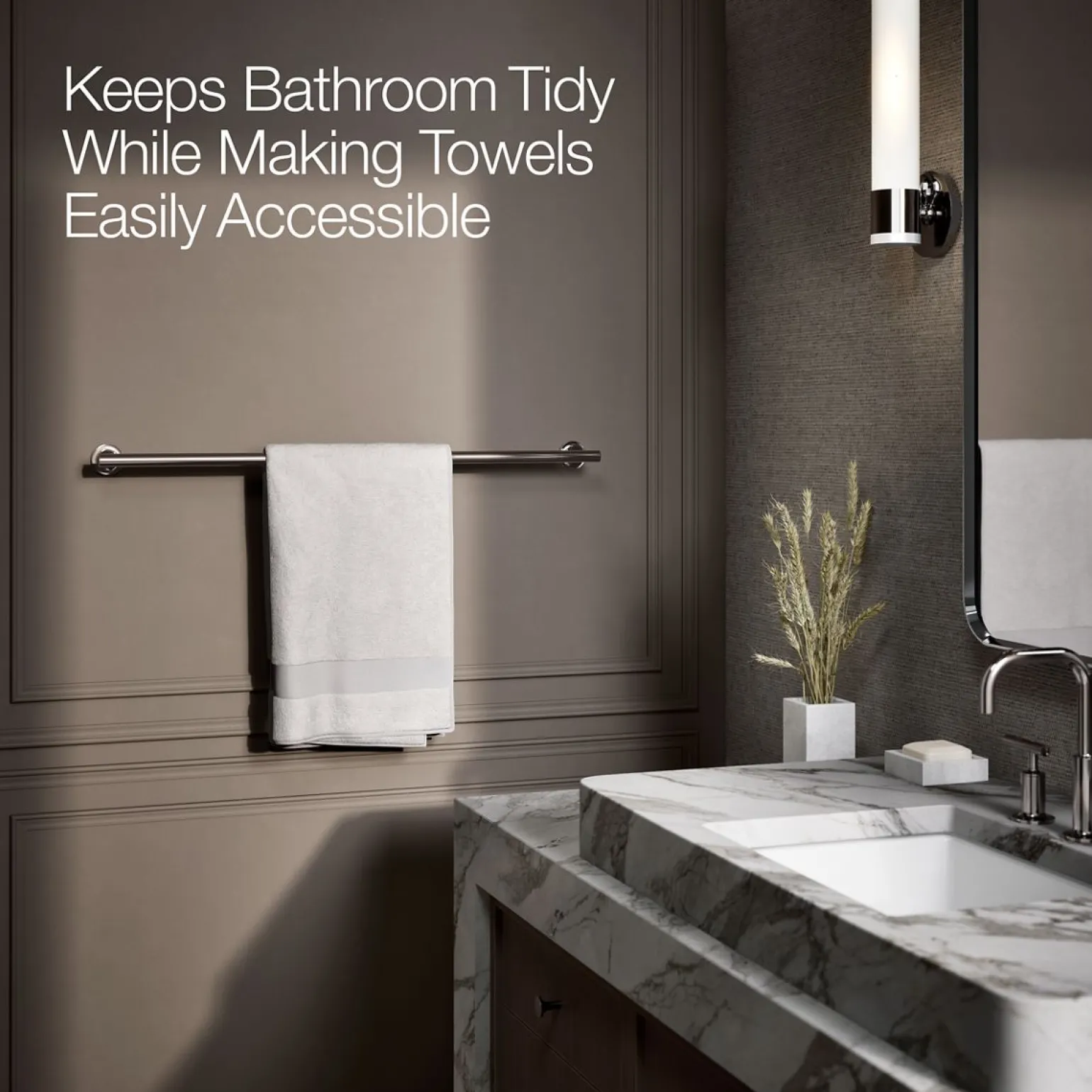 30" towel bar