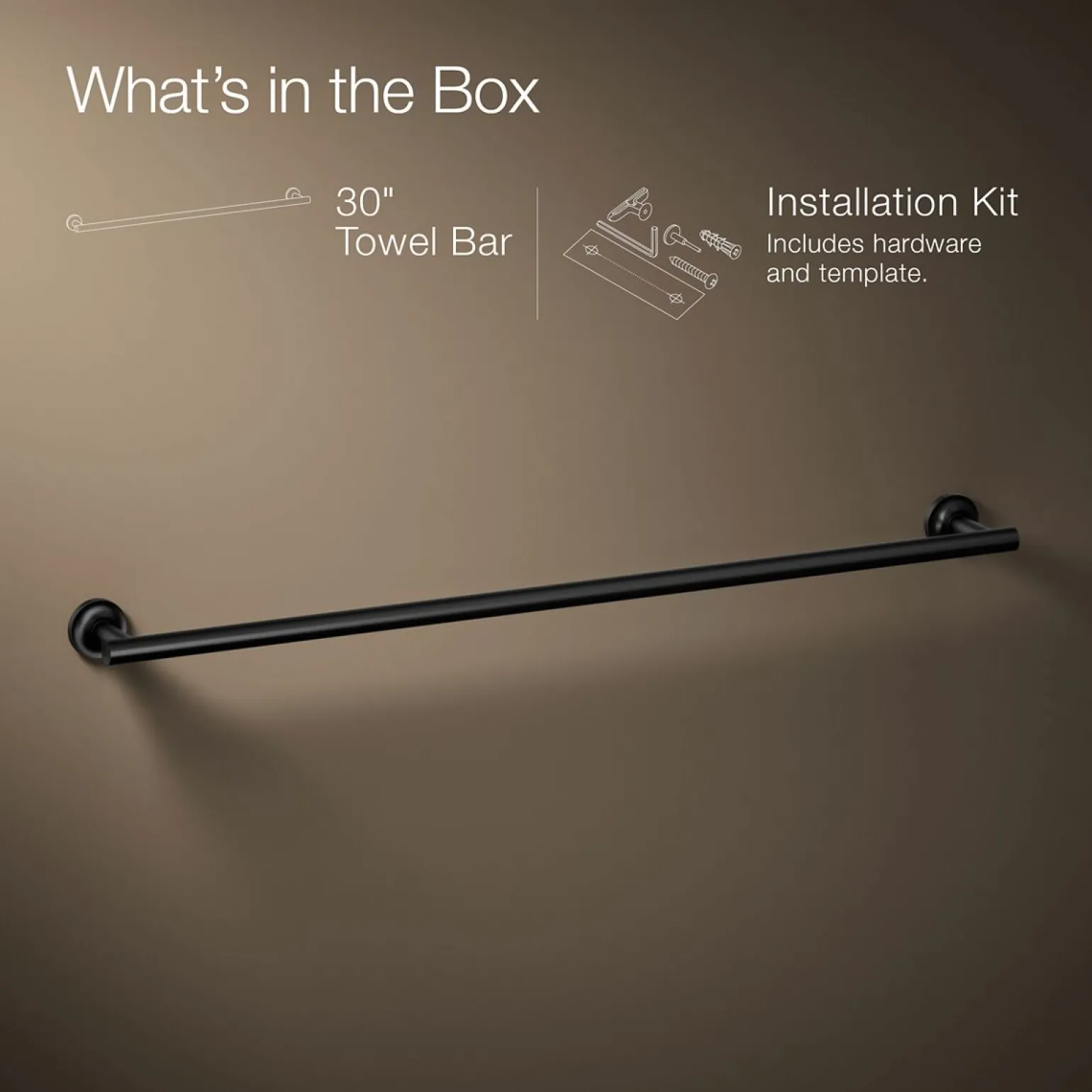 30" towel bar