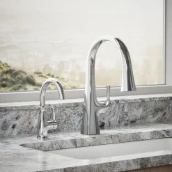 Traditional beverage faucet
