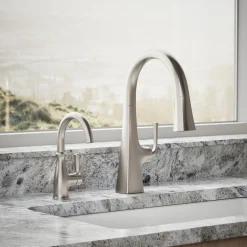 Traditional beverage faucet
