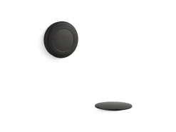 Traditional push-button bath drain trim