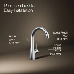 Transitional beverage faucet