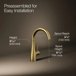 Transitional beverage faucet