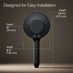 Two-function handshower with all-in-one cleansing device, 1.75 gpm