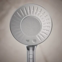 Two-function handshower with all-in-one cleansing device, 1.75 gpm
