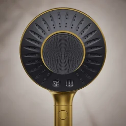 Two-function handshower with all-in-one cleansing device, 1.75 gpm