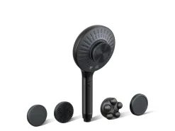 Two-function handshower with all-in-one cleansing device, 1.75 gpm