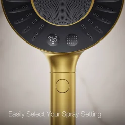 Two-function handshower with all-in-one cleansing device, 1.75 gpm