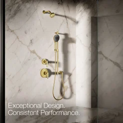 Two-function handshower with all-in-one cleansing device, 1.75 gpm
