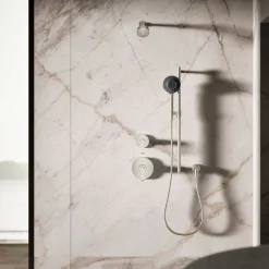 Two-function handshower with all-in-one cleansing device, 1.75 gpm