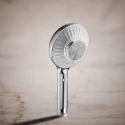 Two-function handshower with all-in-one cleansing device, 1.75 gpm