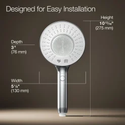 Two-function handshower with all-in-one cleansing device, 1.75 gpm