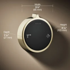 Two-outlet bath/shower digital control