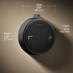 Two-outlet bath/shower digital control